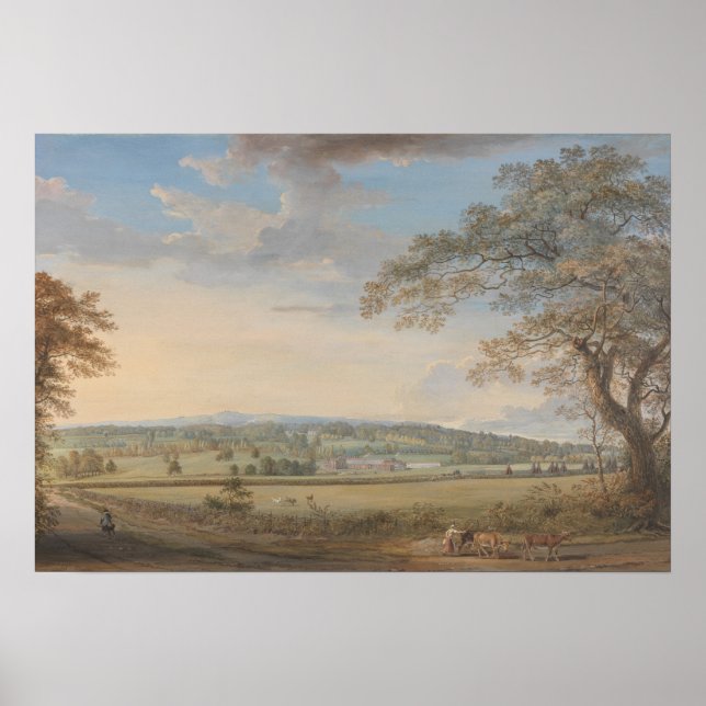 A View of Vinters at Boxley, Kent Poster (Front)