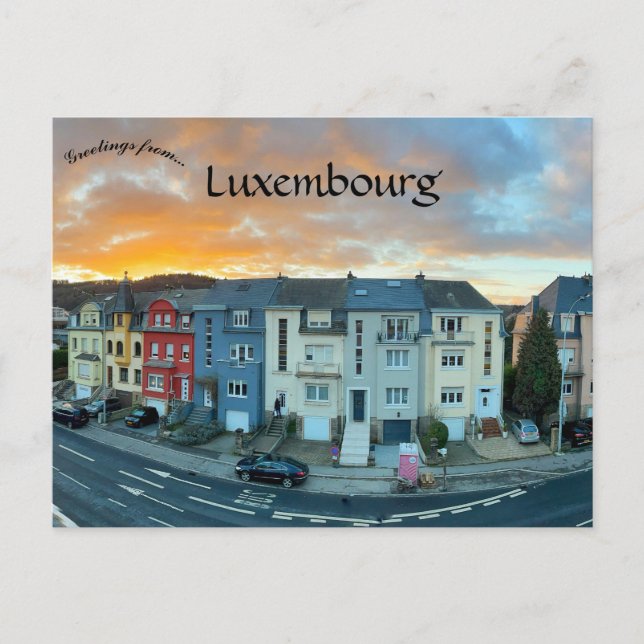 A View of Walferdange Luxembourg Postcard (Front)