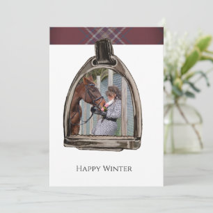 a view through the stirrup card