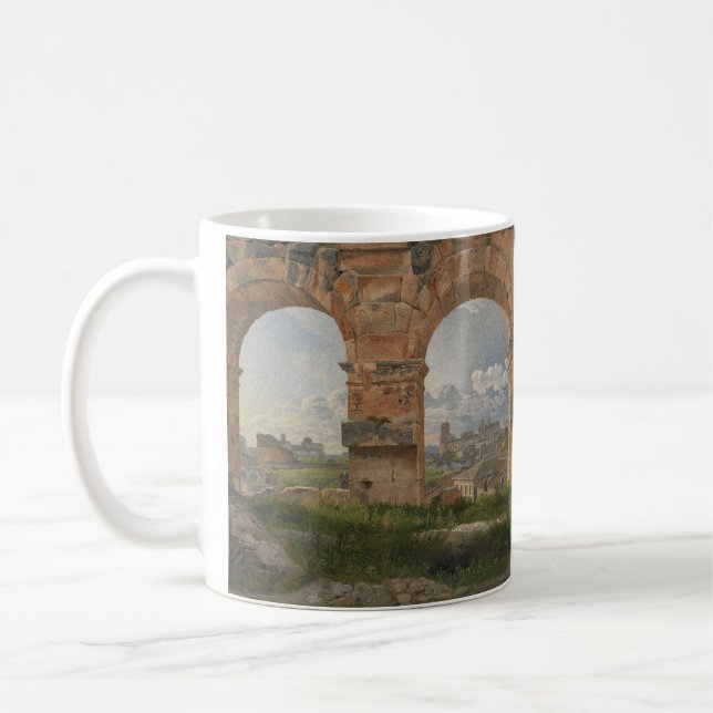 A View through Three Arches of the Colosseum Coffee Mug (Left)
