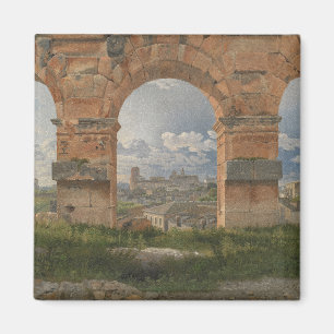 A View through Three Arches of the Colosseum Magnet