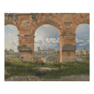 A View through Three Arches of the Colosseum Photo Print