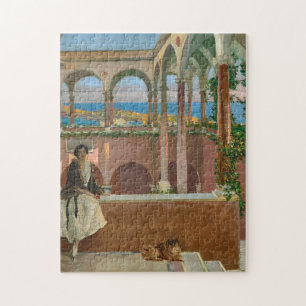 A Villa on the Riviera Sir John Lavery Jigsaw Puzzle