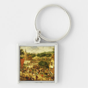 A Village Fair Keychain