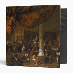 A Village Wedding Feast with Revellers Binder