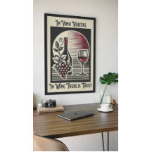 À Vino Veritas Art Déco Vins rouges et noirs