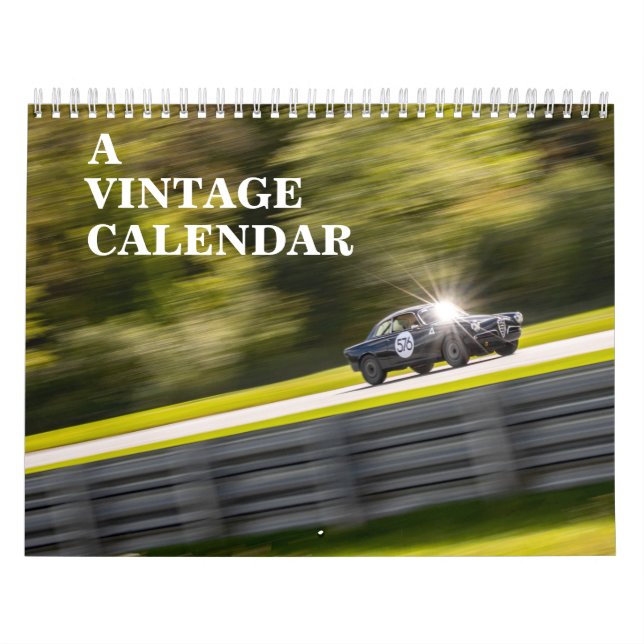 A Vintage  Calendar (Cover)
