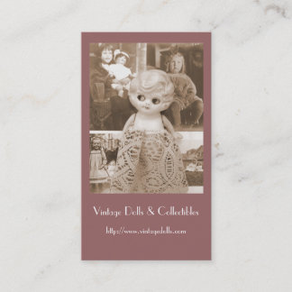 A Vintage Doll Affair Business Card