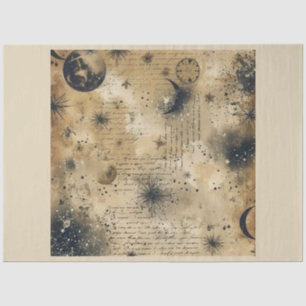 A Vintage Esoteric Stars Series Design 15 Tissue Paper