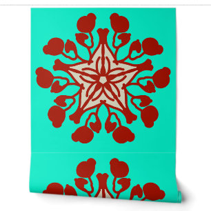 A vintage floral "Ratti_Creative_Arts" wallpaper W