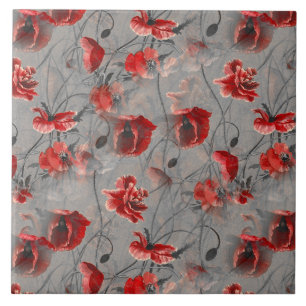A Vintage Floral Reverie Tile