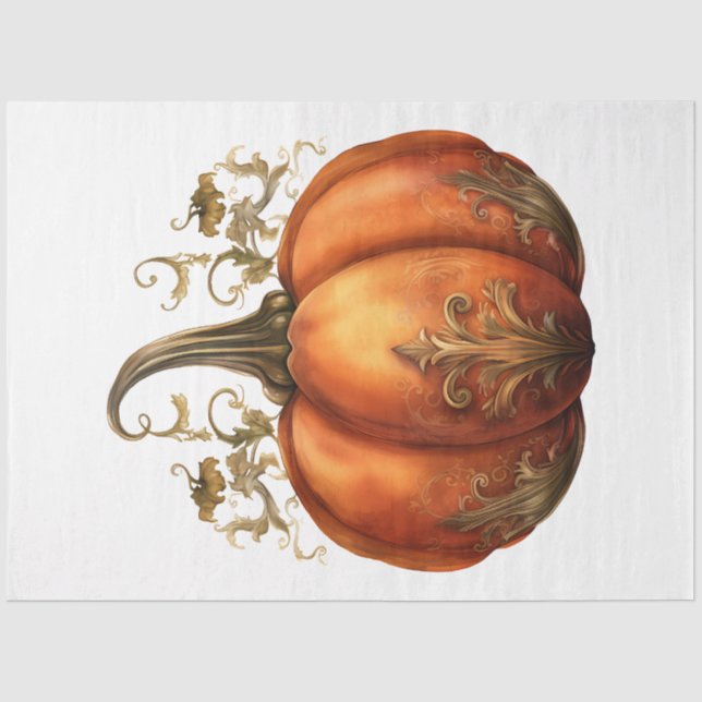 A Vintage Halloween Design Collection 10 Tissue Paper (Front)