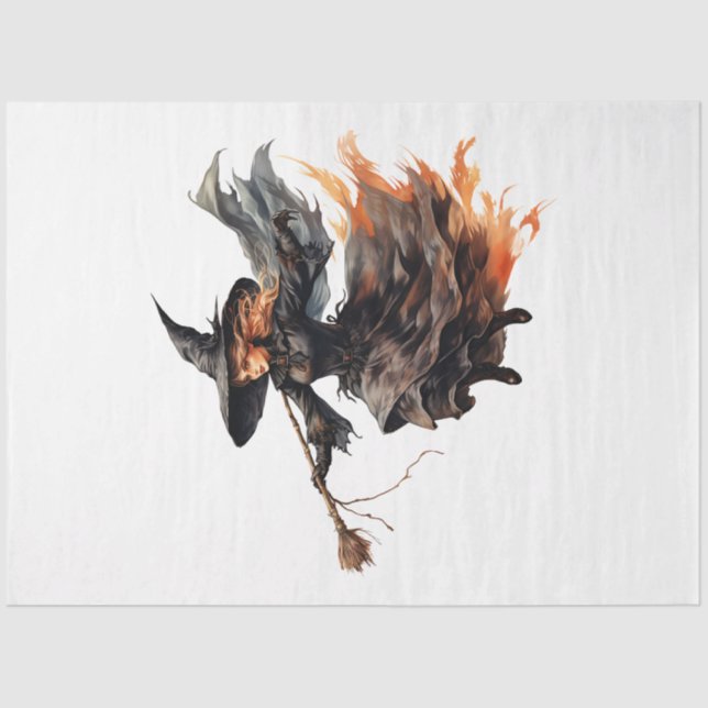 A Vintage Halloween Design Collection 14 Tissue Paper (Front)