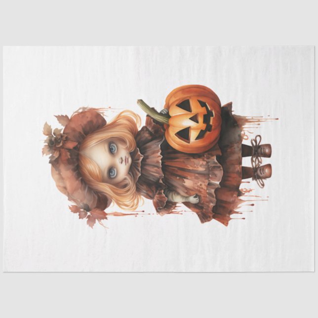 A Vintage Halloween Design Collection 1 Tissue Paper (Front)