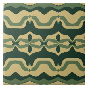 A vintage multicolor classic horizontal pattern tile
