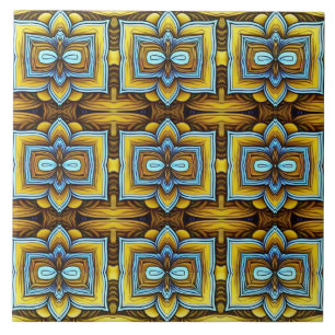 A vintage multicolor classic pattern   ceramic til tile