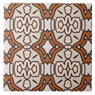 A vintage multicolor pattern design  tile