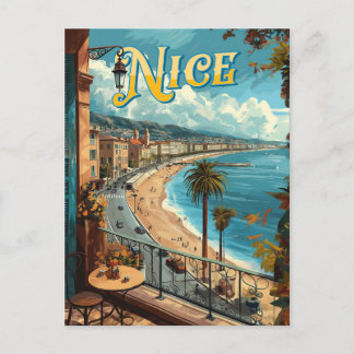 A Vintage Nice, France Postcard