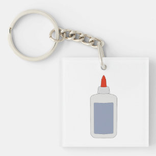 A vintage school glue from the 80s, 90s keychain