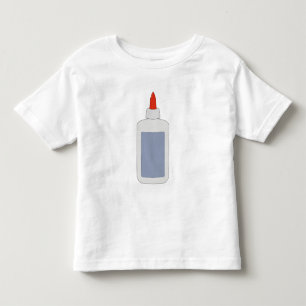 A vintage school glue from the 80s, 90s toddler t-shirt