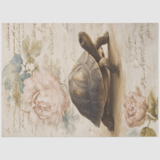 A Vintage Turtle Design Series #11 Tissue Paper