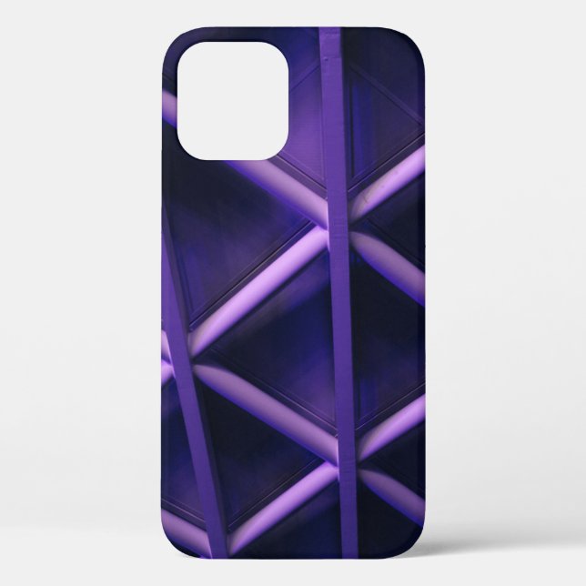 A violet ceiling with a criss-cross pattern; a blu Case-Mate iPhone case (Back)