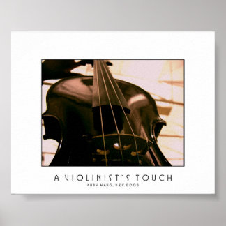 A Violinist's Touch Poster