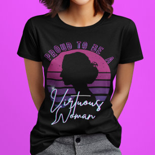 A Virtuous Woman Faith Prayer Christ for Women T-Shirt