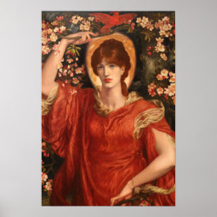 A Vision of_Fiammetta 1878 Dante Gabriel Rossetti Poster