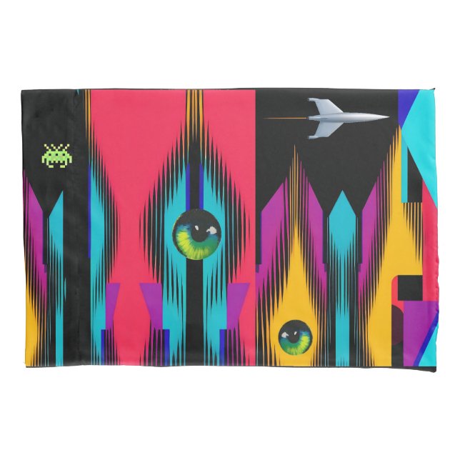 A Vision of the Church of the Final Countdown Pillowcase (Front)