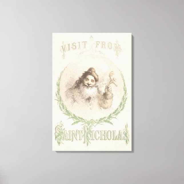 A Visit from Saint Nicholas Canvas Print (Front)