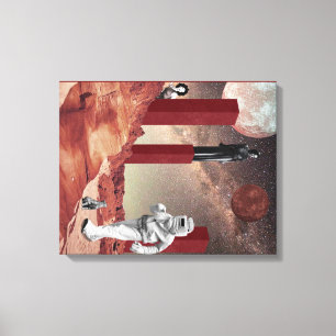 A visit to Mars Canvas Print
