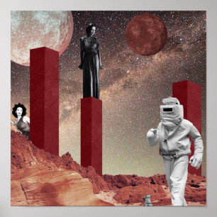 A visit to Mars Poster