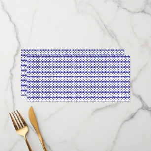 A vivid blue sky with scattered white clouds. menu