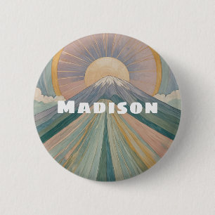 A Volcanic Serenade Personalised 2 Inch Round Button