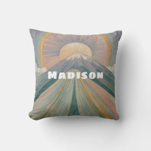 A Volcanic Serenade Personalised Throw Pillow