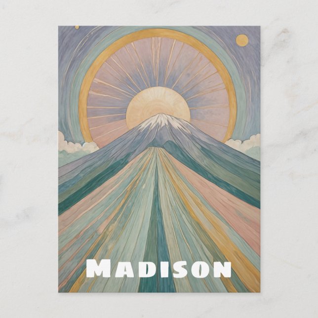 A Volcanic Serenade Personalized Postcard (Front)