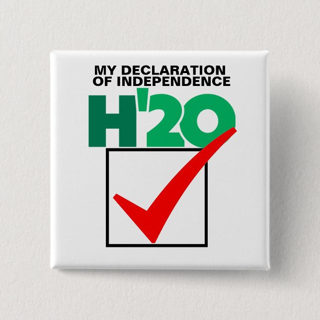 A Vote for Howie Hawkins in 2020 2 Inch Square Button (Front)