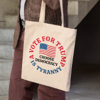 A Vote For Trump is Tyranny Choose Democracy