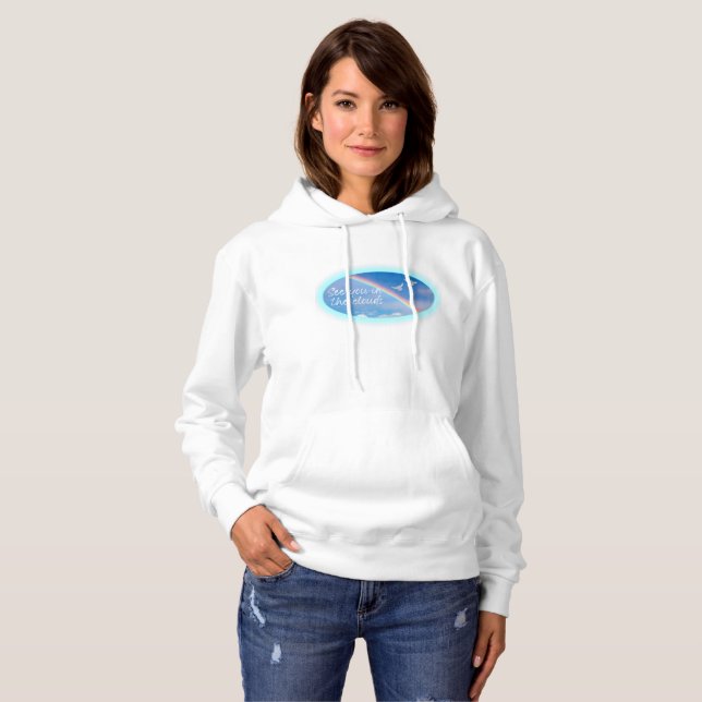 À Vous Dans Le Sweat - shirt à capuche Des Nuages (Devant entier)