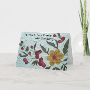 À vous et à votre famille avec la carte de