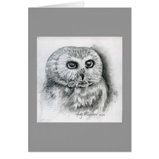 "A vu pour affûter le hibou " (Devant)