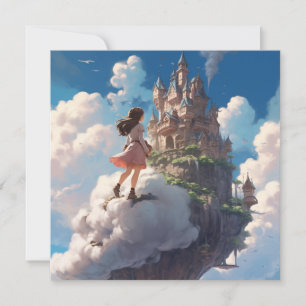 A walk in the clouds card