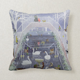 A Walk in the Park Throw Pillow