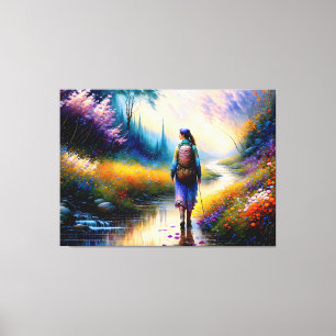 A Walk in the Woods Art Work Canvas Print