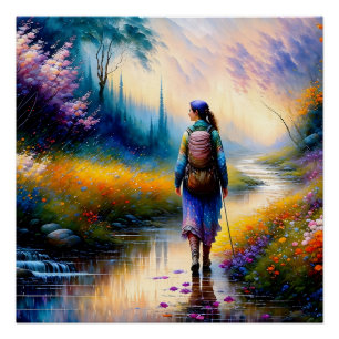 A Walk in the Woods Art Work Poster