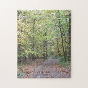 A walk in the woods, Brandon Park, England Jigsaw Puzzle