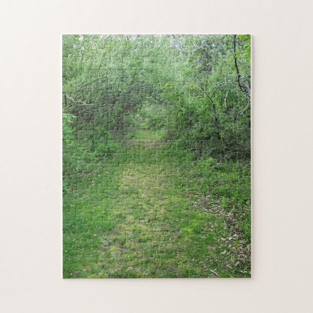 a walk in trees jigsaw puzzle (Vertical)