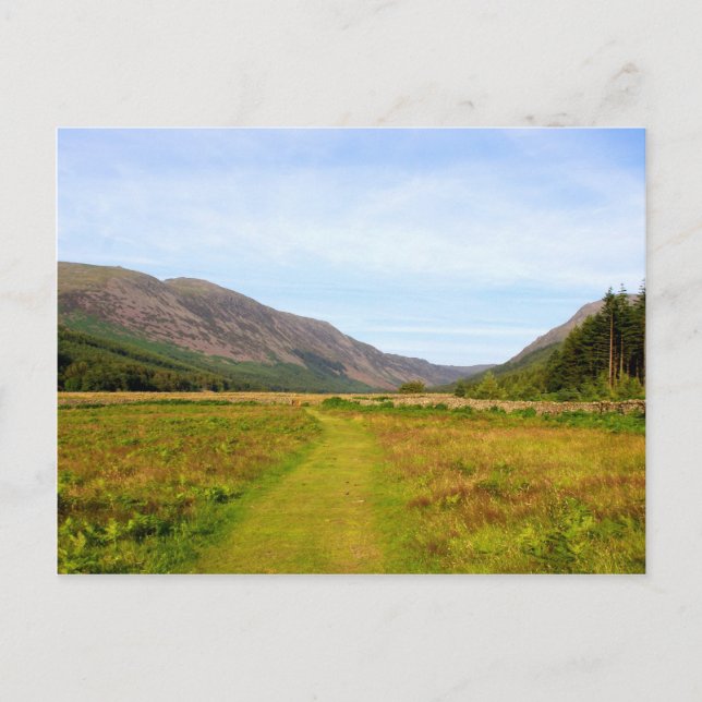 a walk into the valley postcard (Front)