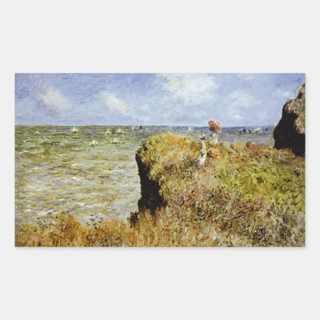 A Walk on the Cliffs at Pourville Sticker (Front)